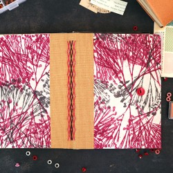 Carnet de voyage style scrapbooking Rose