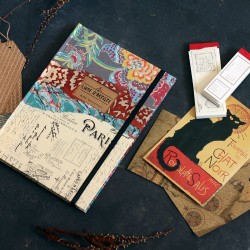 Carnet artisanal livre artiste A5 papier fait main