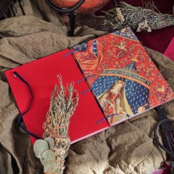 Carnet de note A5 artisanal type médiéval