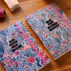 Carnet artisanal de notes avec petit message