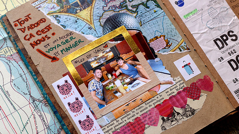 comment créer un carnet de voyage style scrapbooking 03